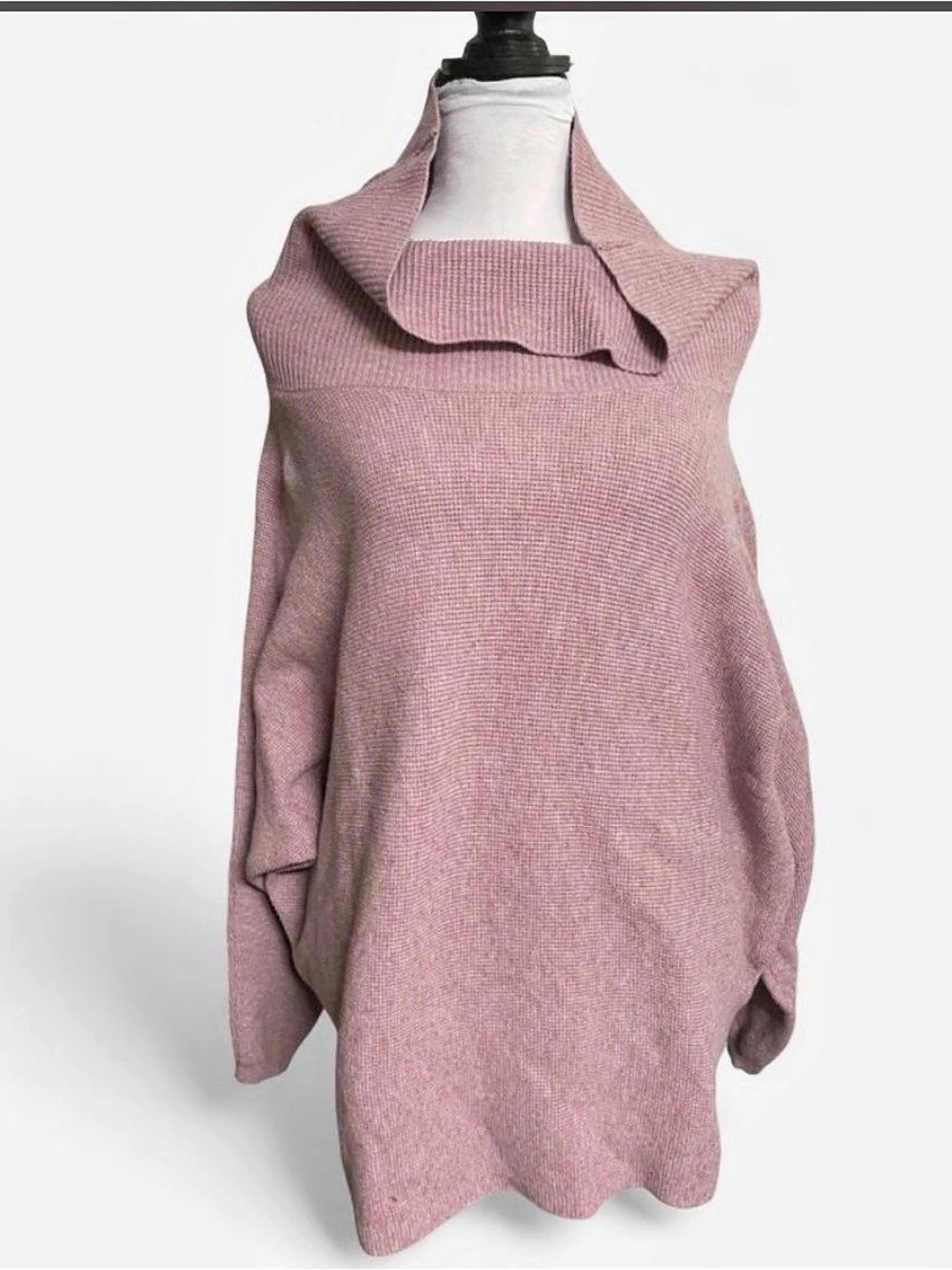 Cyrus Pink Cowl Neck Sweater Size XL Like New